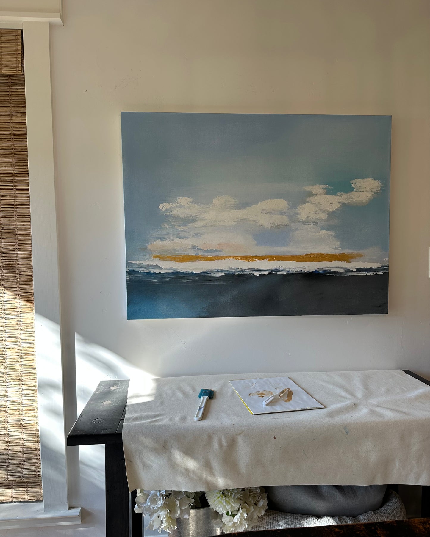 "Coastal Daydream" | Large 30x40" Original Acrylic Painting