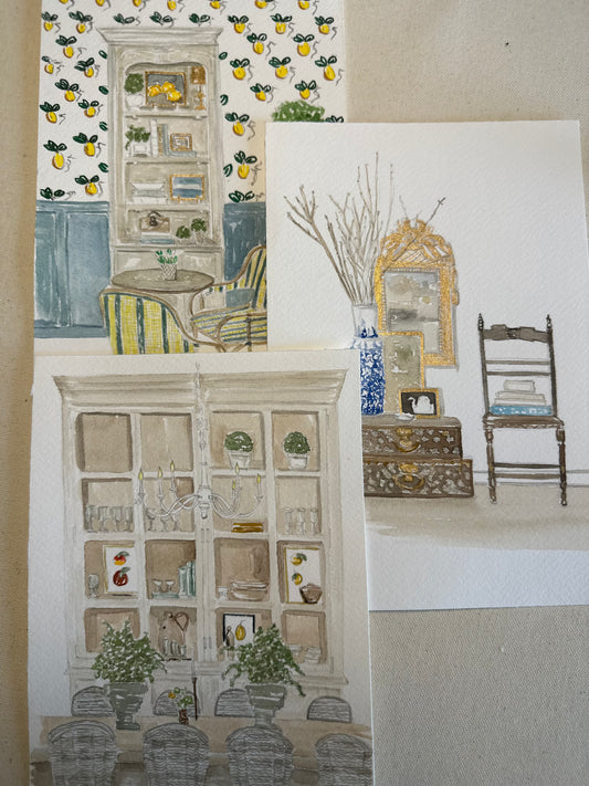 Custom Interior Illustrations