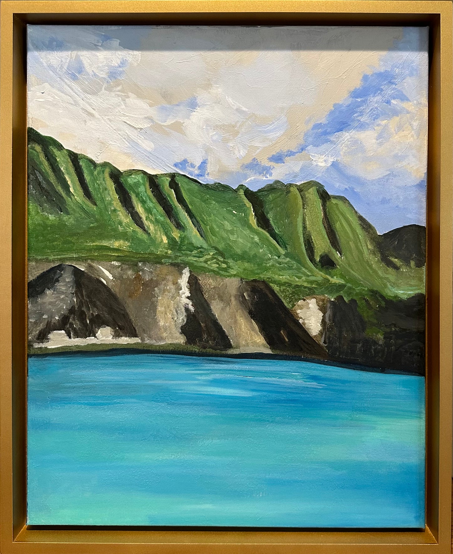 Napali Coast Original Framed Painting
