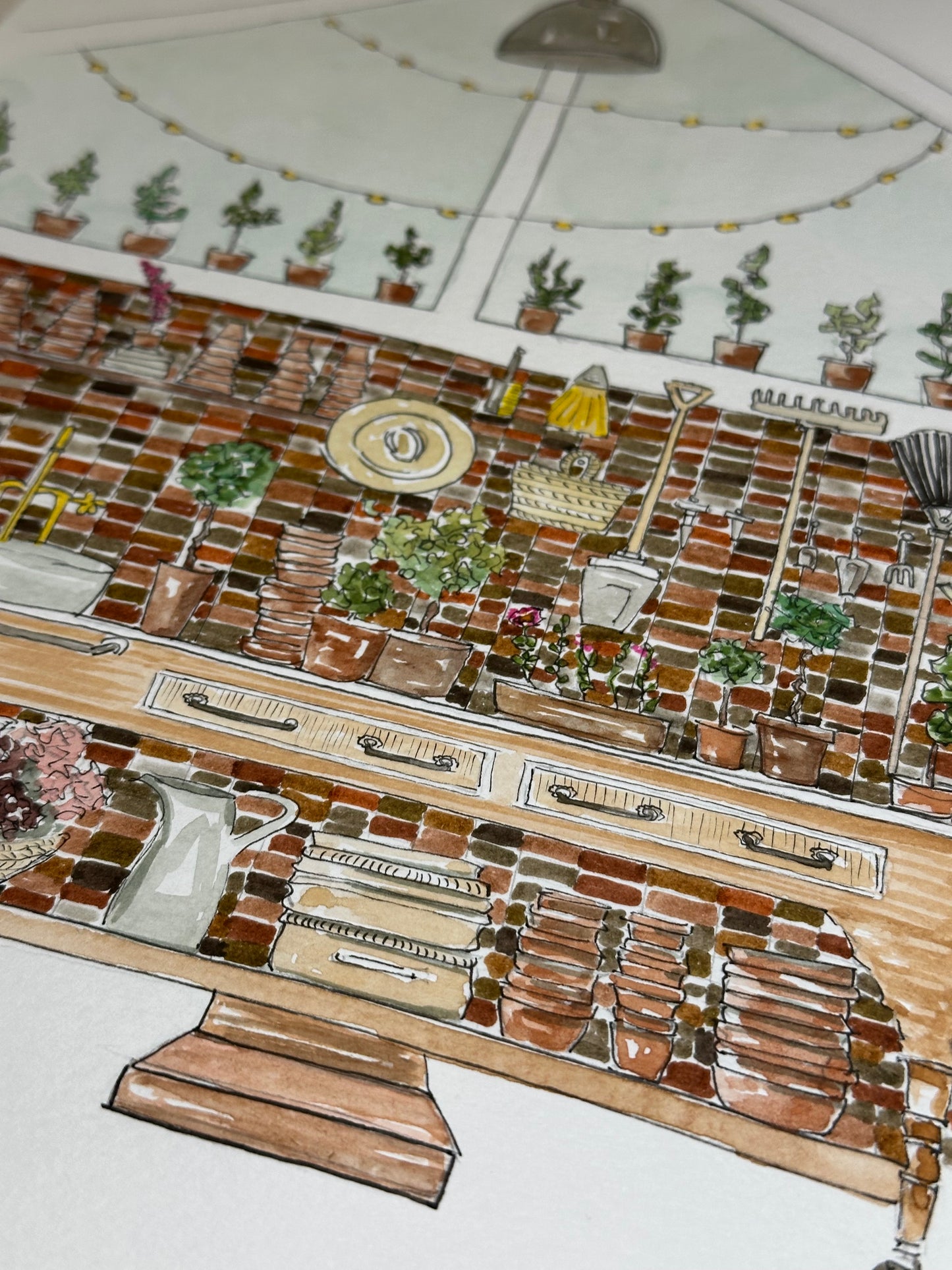 Gardener Illustration Original