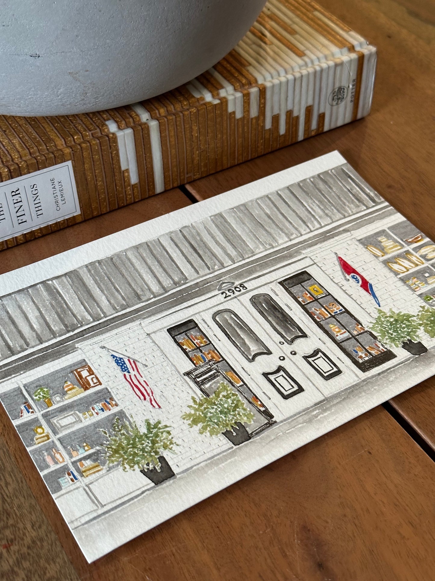 Custom Storefront Illustration | Handmade Gift | Business Opening