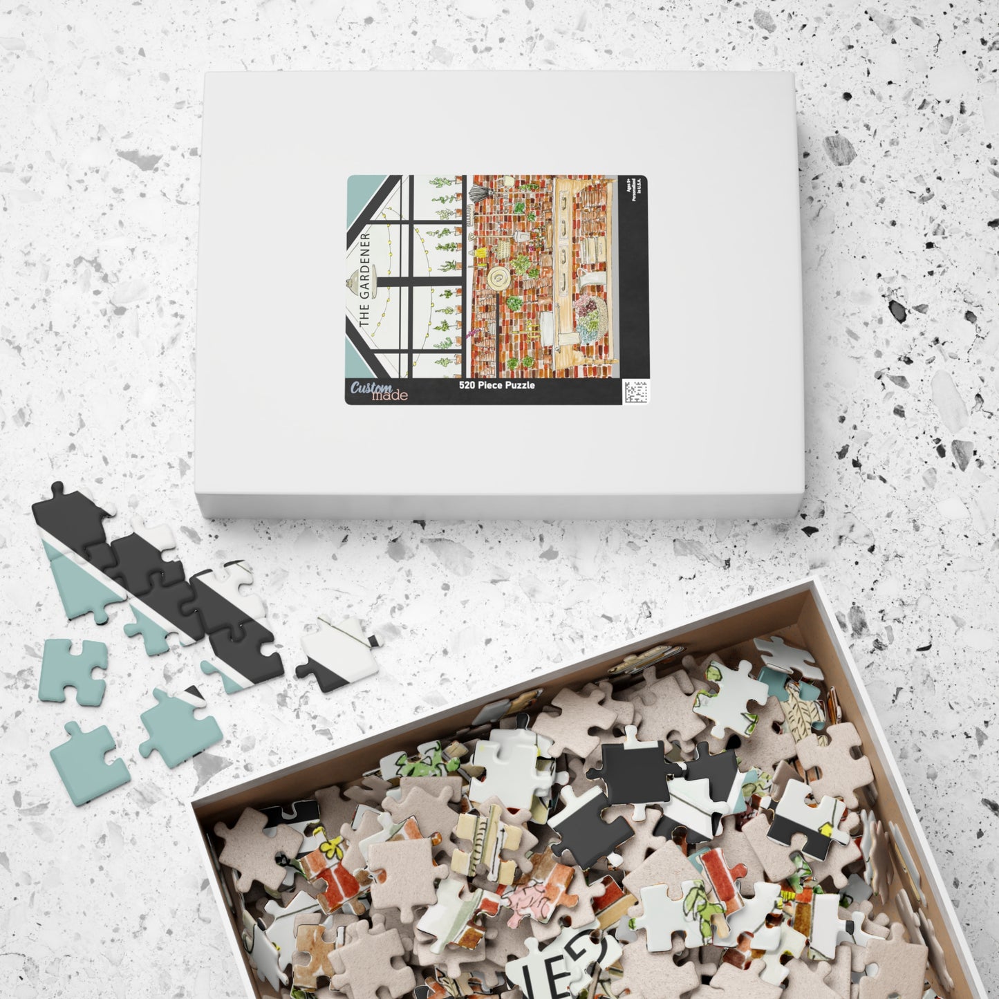 The Gardener Illustration One of a Kind Puzzle