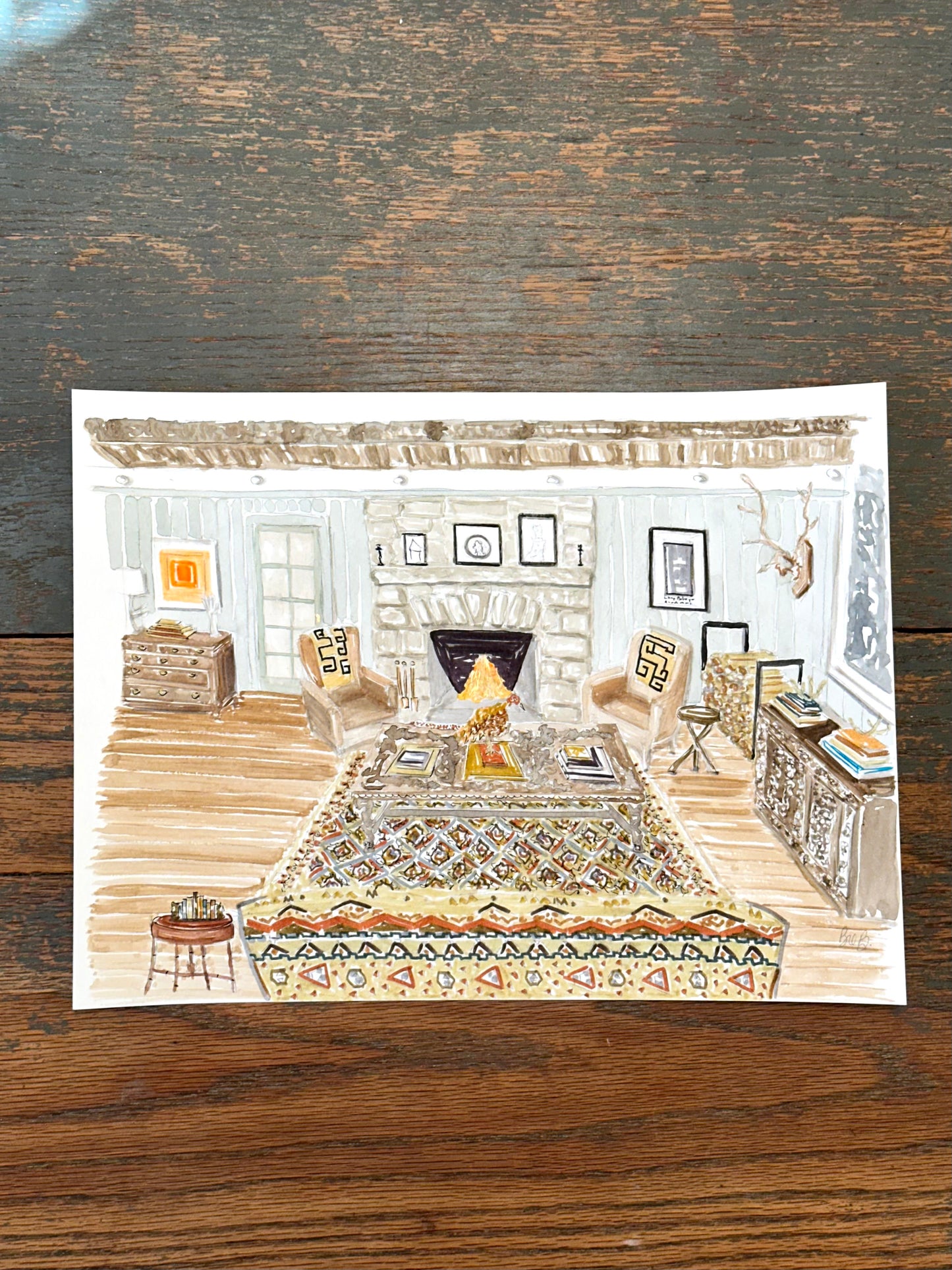 Highlander English Country House Print