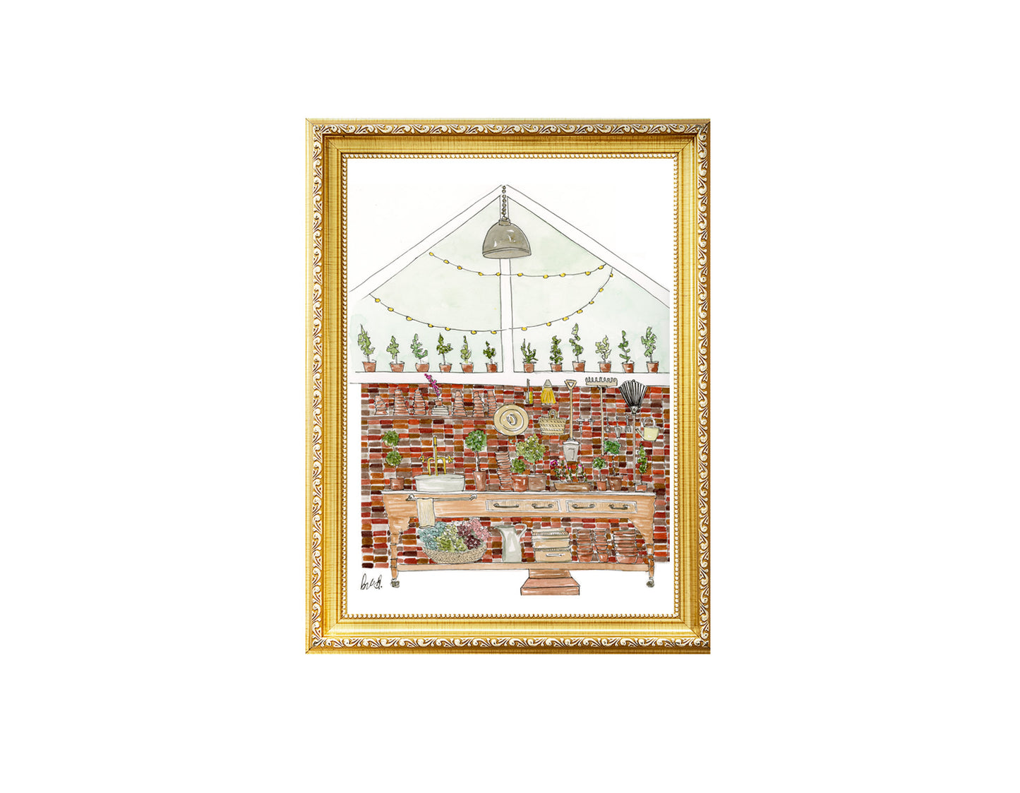 Gardener Illustration Original