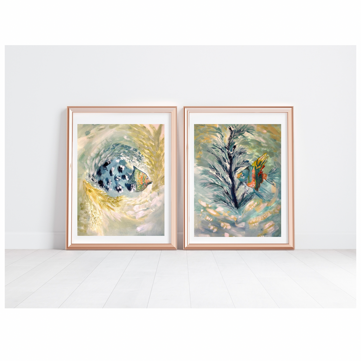 Under The Sea Set Original Painting