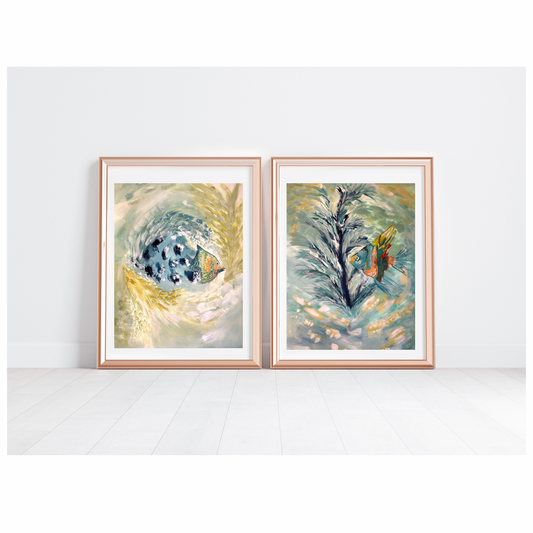 Under The Sea Set Original Painting