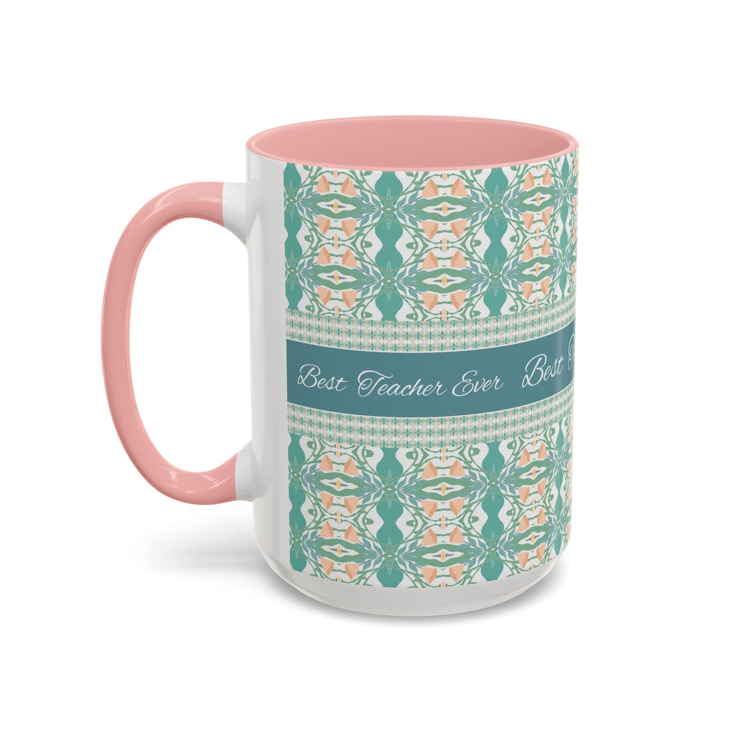 Best Teacher Ever Personal Teacher Mug Floral Thank You Gift