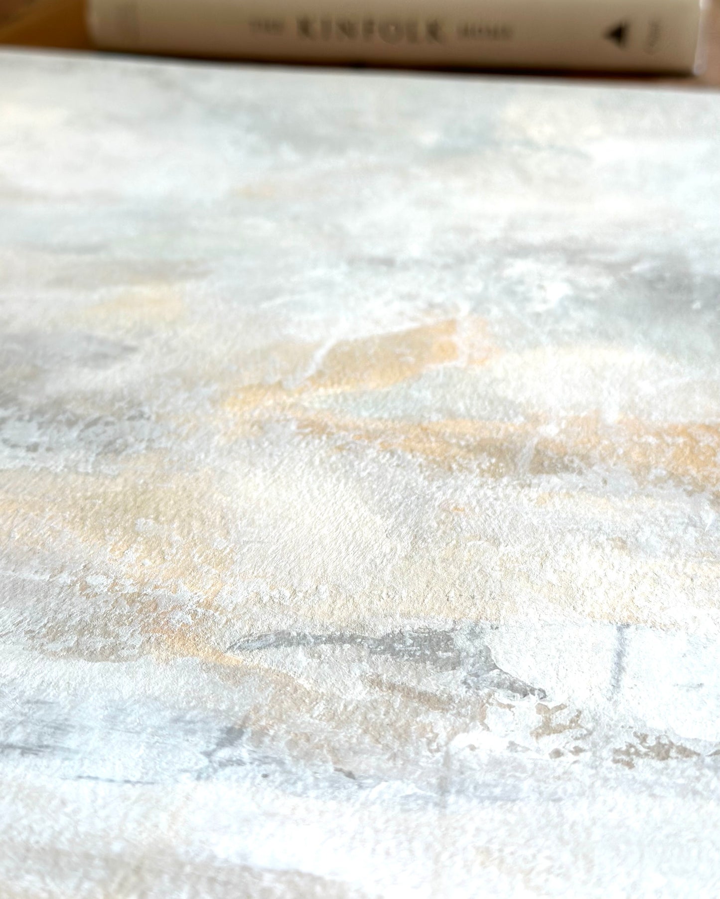 Original Abstract Neutral Painting