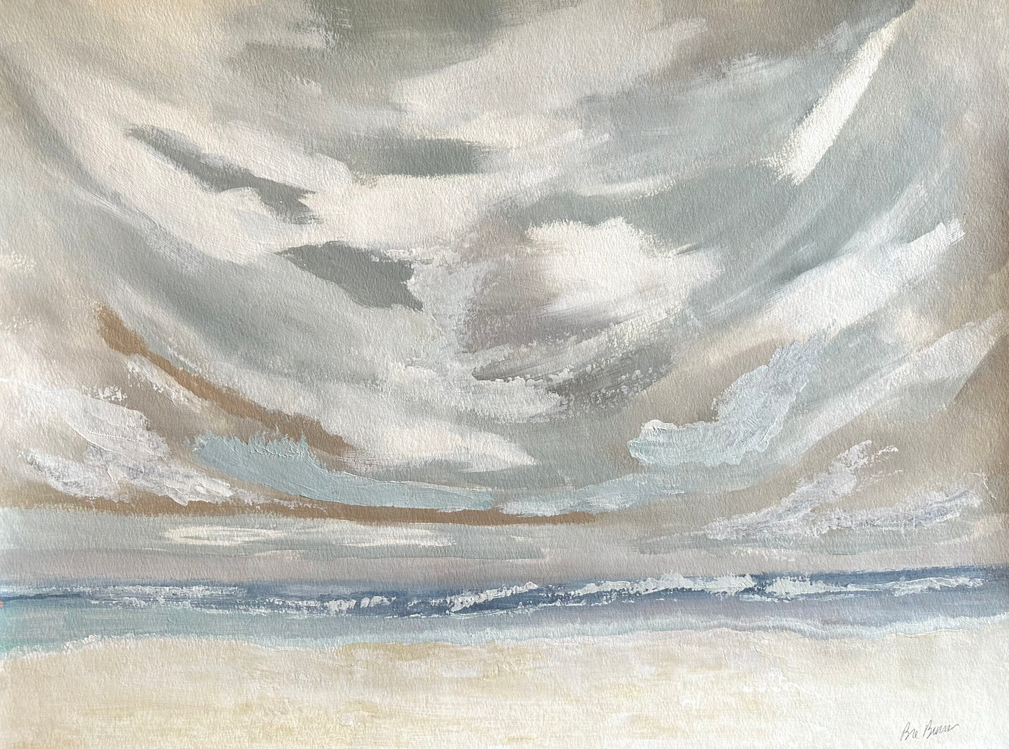Against The Tide Painting Print