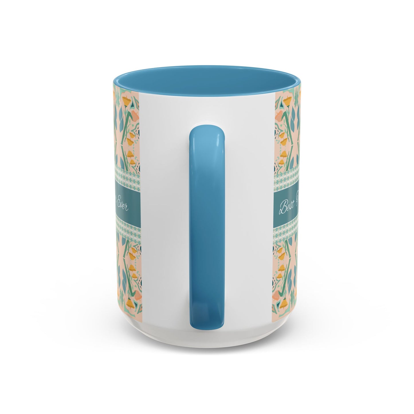 Personal Teacher Mug Floral Thank You Gift Best Teacher Ever