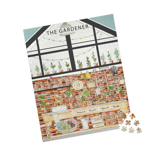 The Gardener Illustration One of a Kind Puzzle