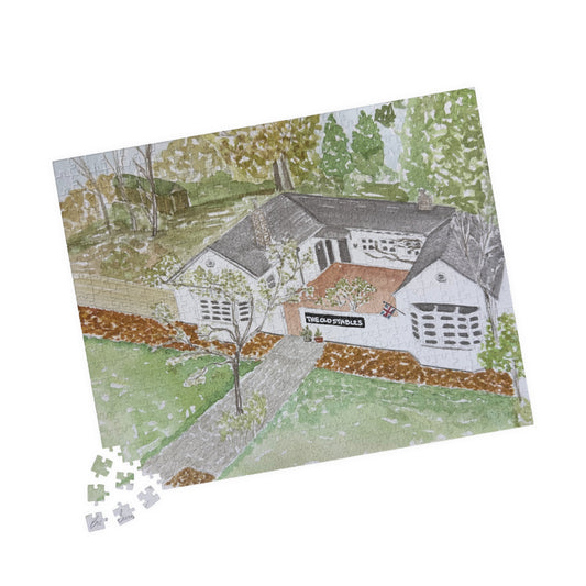 Custom Home Portrait Puzzle 500 pc