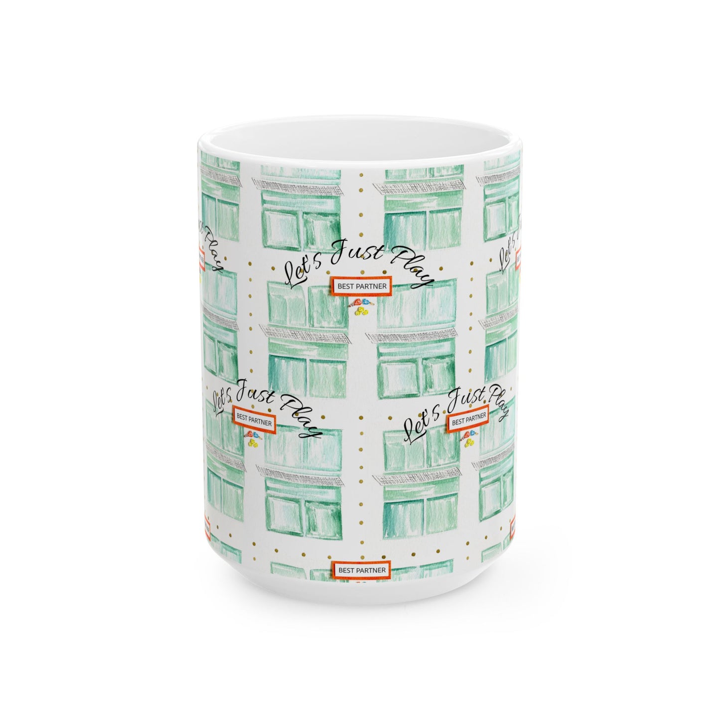 Pickleball Mug, Best Partner Pickleball Court Mug Gift