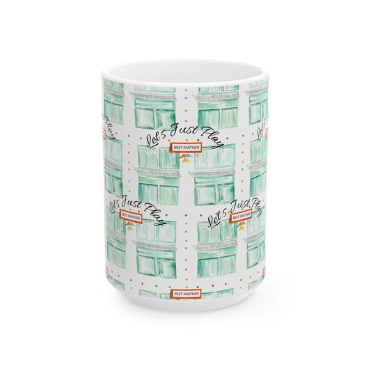 Pickleball Mug, Best Partner Pickleball Court Mug Gift