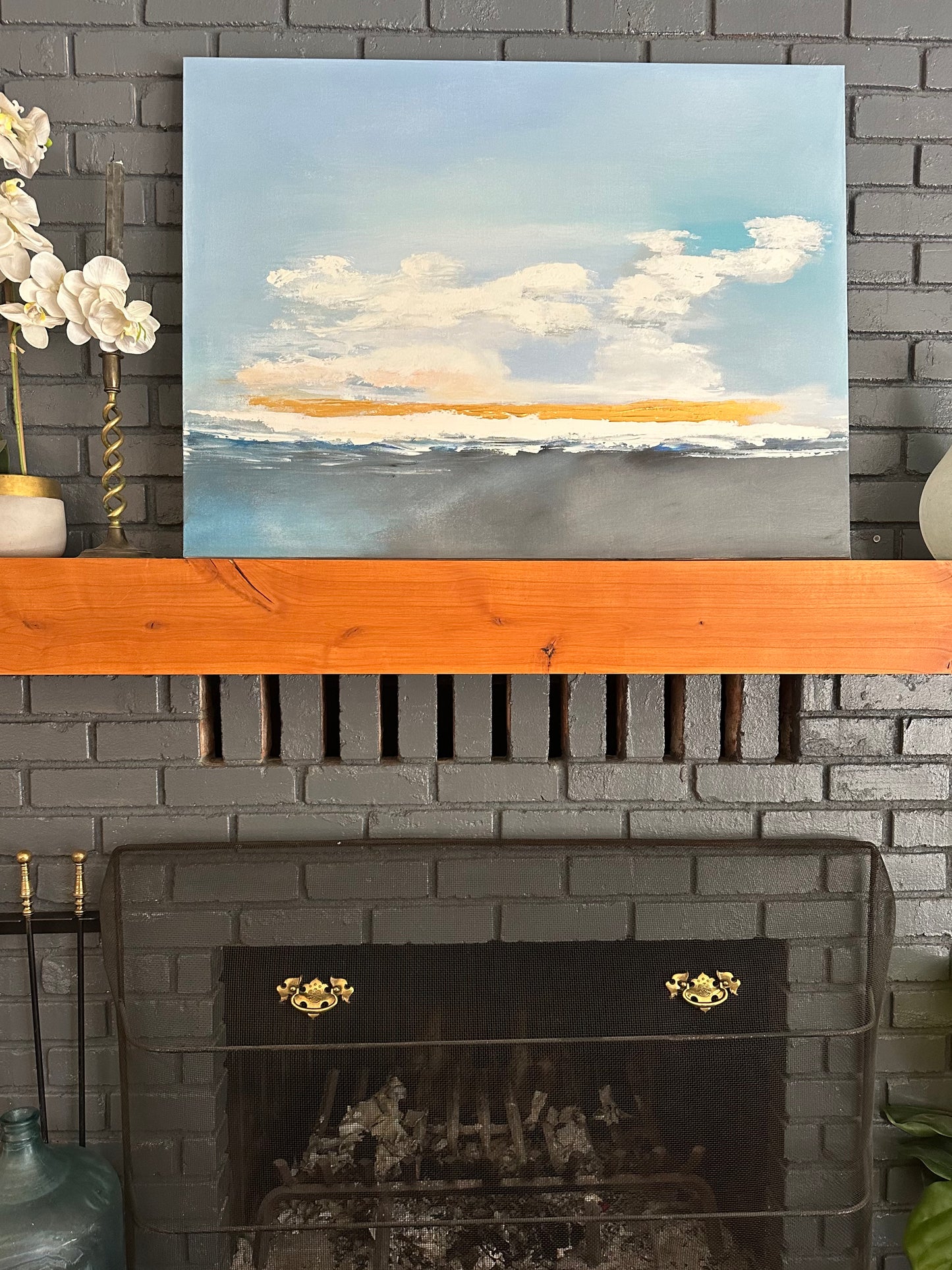 "Coastal Daydream" | Large 30x40" Original Acrylic Painting