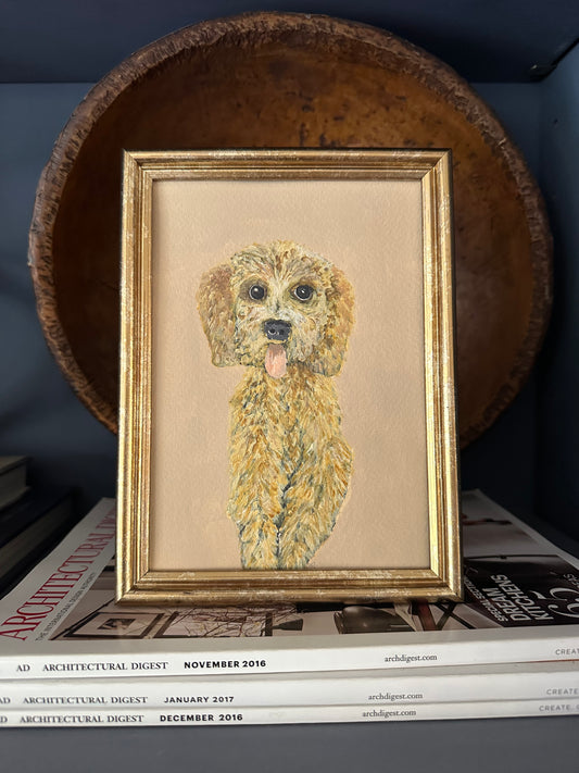 Personalized Pet Portrait from Your Photos | Custom Pet Art for Dog Lovers | Hand-Drawn Pet Gift