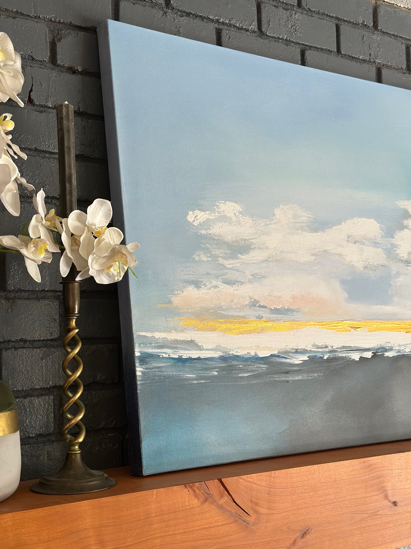 "Coastal Daydream" | Large 30x40" Original Acrylic Painting