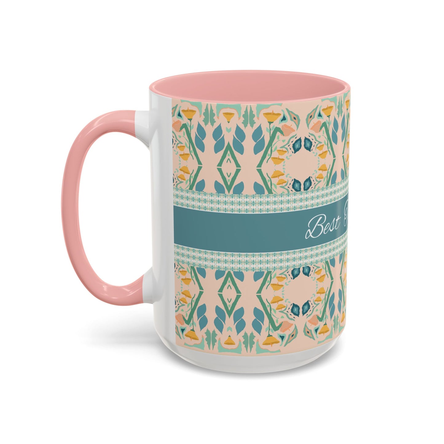 Personal Teacher Mug Floral Thank You Gift Best Teacher Ever
