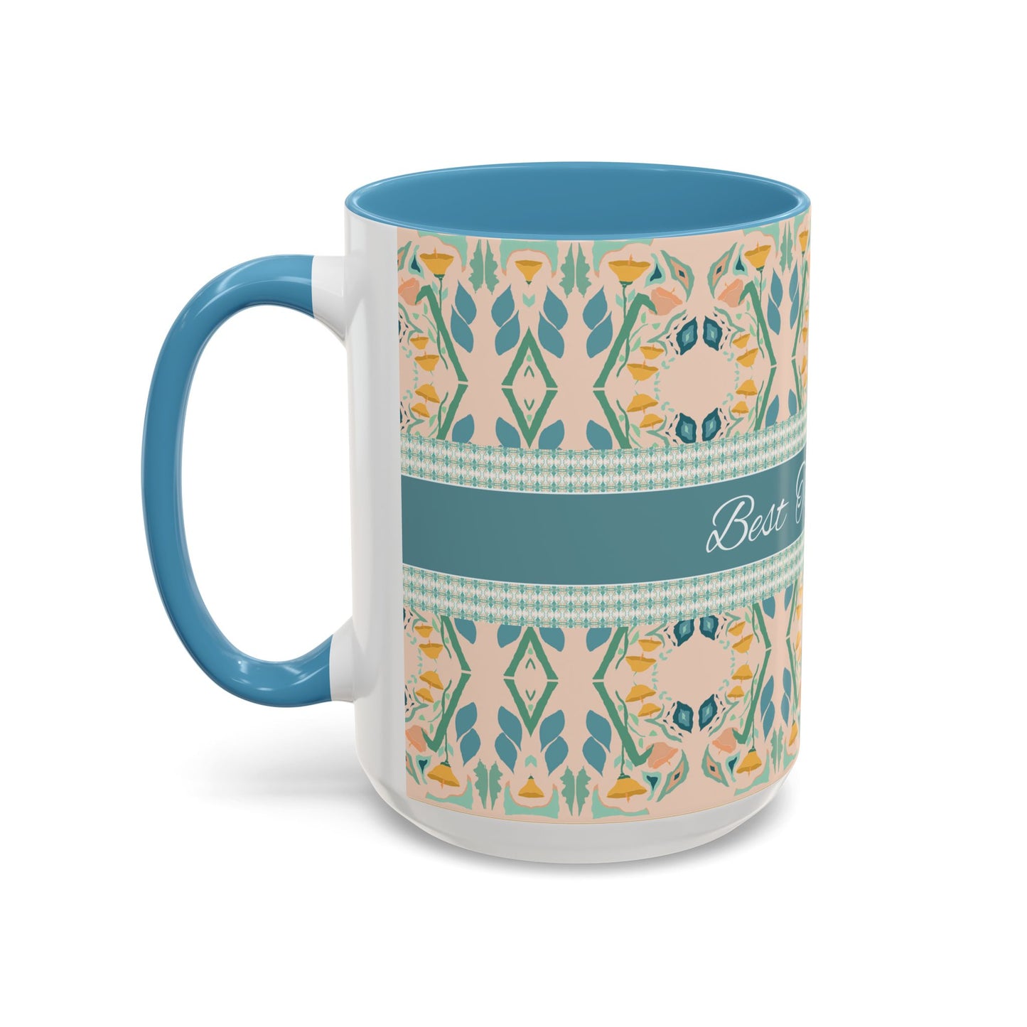 Personal Teacher Mug Floral Thank You Gift Best Teacher Ever