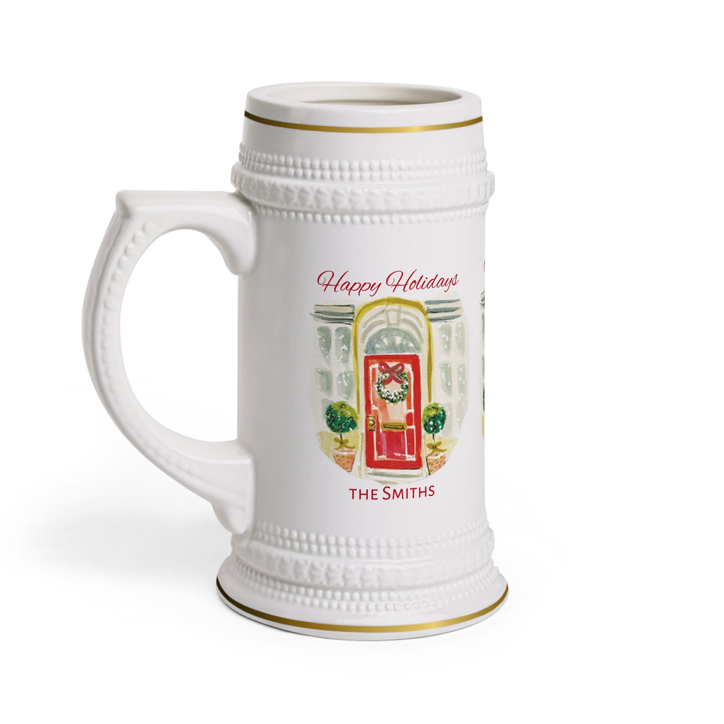 Holiday Personalized Mug Illustration