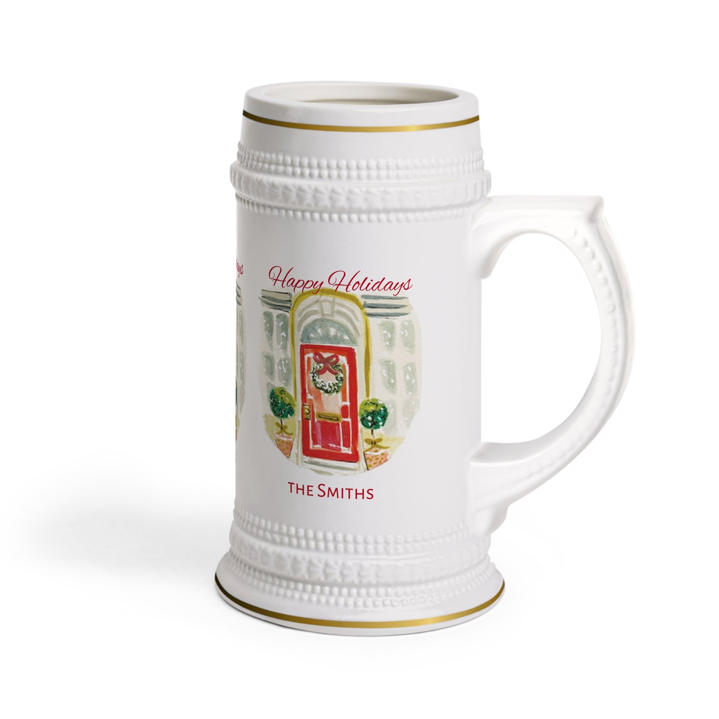 Holiday Personalized Mug Illustration