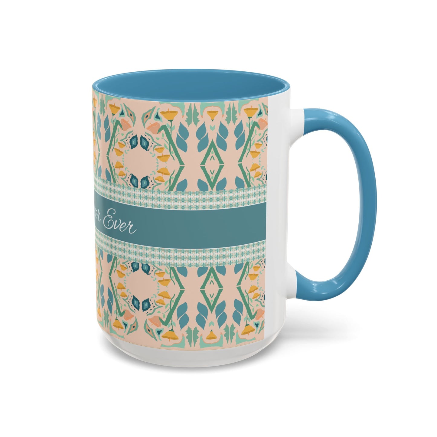 Personal Teacher Mug Floral Thank You Gift Best Teacher Ever