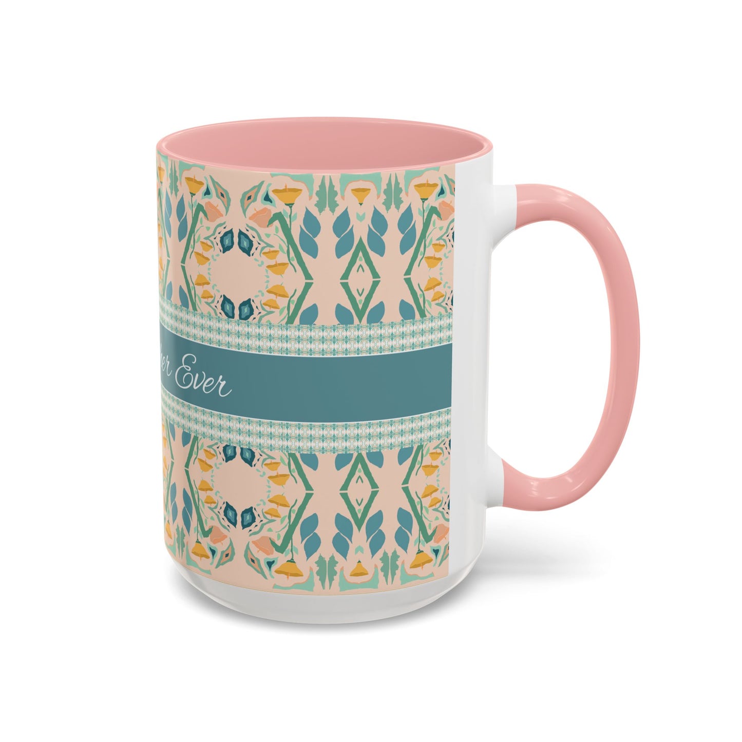 Personal Teacher Mug Floral Thank You Gift Best Teacher Ever