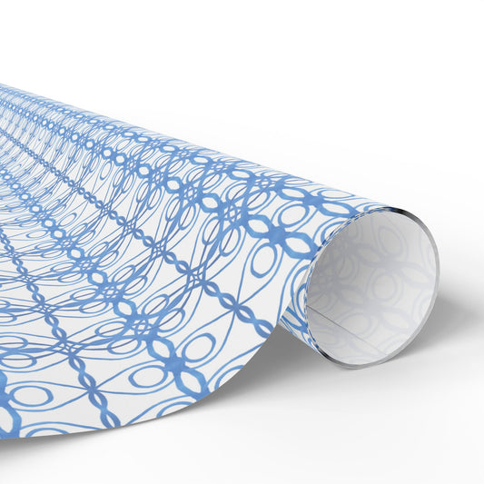Periwinkle Watercolor Wrapping Paper Sheets