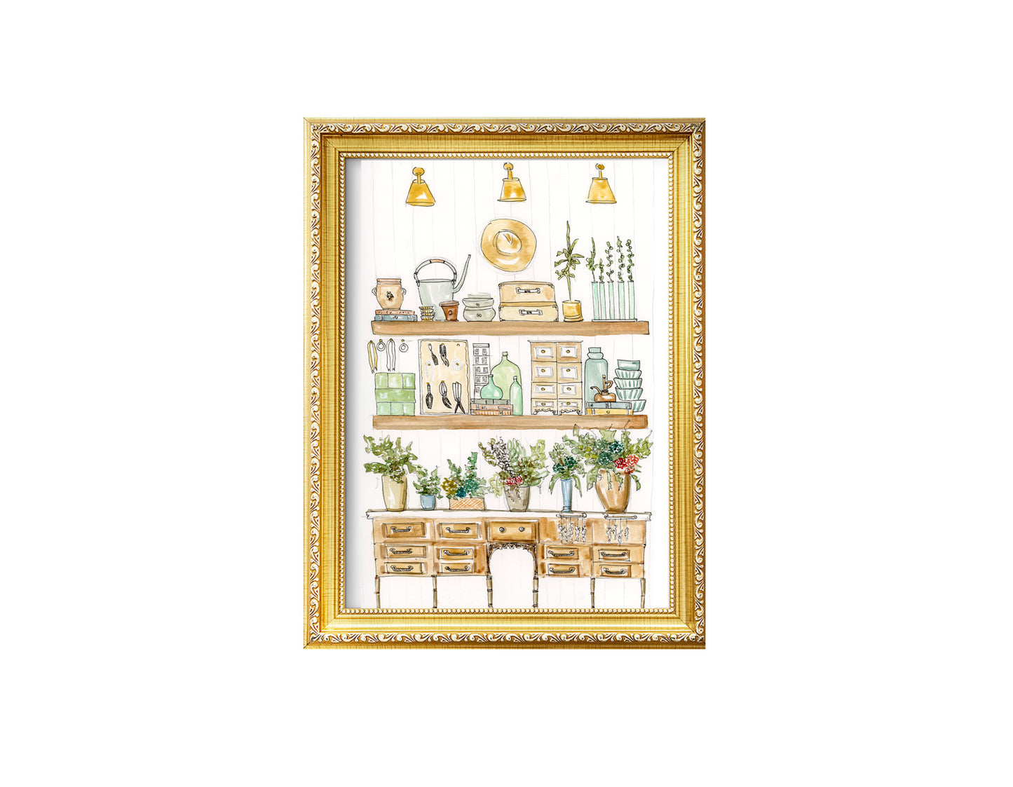 A Florist Illustration Original