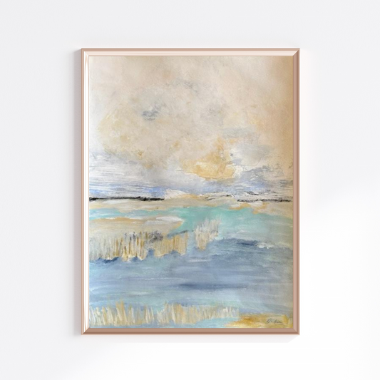 Across the Lagoon Coastal Original Painting